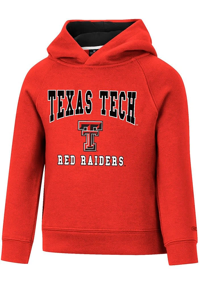 Colosseum Texas Tech Red Raiders Toddler Chimney Long Sleeve Hooded Sweatshirt