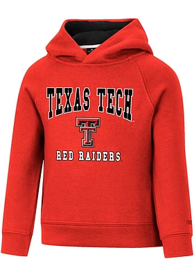 Colosseum Texas Tech Red Raiders Toddler Chimney Long Sleeve Hooded Sweatshirt