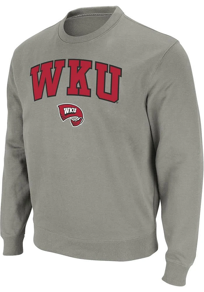 Colosseum Western Kentucky Hilltoppers Mens STADIUM Long Sleeve Crew Sweatshirt