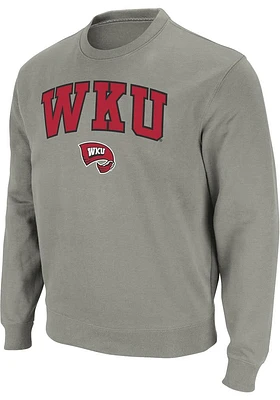 Colosseum Western Kentucky Hilltoppers Mens STADIUM Long Sleeve Crew Sweatshirt