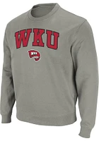 Colosseum Western Kentucky Hilltoppers Mens STADIUM Long Sleeve Crew Sweatshirt