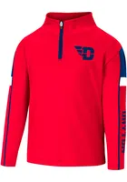 Colosseum Dayton Flyers Toddler Red Screever Long Sleeve Qtr Zip