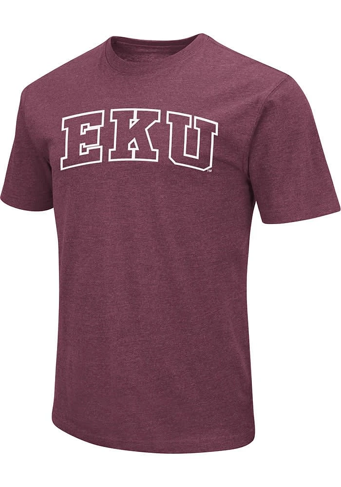 Colosseum Eastern Kentucky Colonels Maroon Playbook Short Sleeve T Shirt