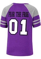 Colosseum TCU Horned Frogs Toddler Purple Michael Football Short Sleeve T-Shirt