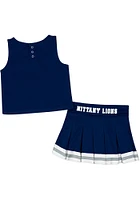 Colosseum Penn State Nittany Lions Toddler Girls Navy Blue Carousel Sets Cheer