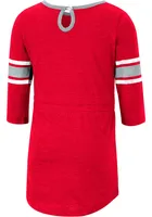 Colosseum Ohio State Buckeyes Toddler Girls Red Poppins Short Sleeve Dresses