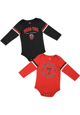 Colosseum Texas Tech Red Raiders Baby Ad 2PK LS One Piece