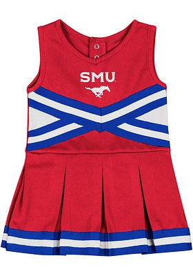 Colosseum SMU Mustangs Baby Red Carousel Set Cheer