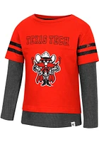 Colosseum Texas Tech Red Raiders Toddler Gardookas Long Sleeve T-Shirt