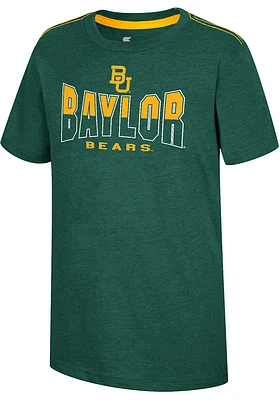 Colosseum Baylor Bears Youth Green Tiberius Short Sleeve T-Shirt