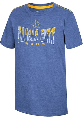 Colosseum UMKC Roos Youth Blue Tiberius Short Sleeve T-Shirt