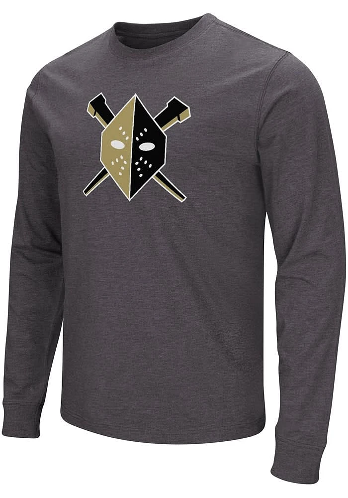 Colosseum Wheeling Nailers Charcoal Playbook Long Sleeve T Shirt