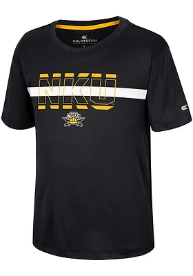 Colosseum Northern Kentucky Norse Youth Black Duke Short Sleeve T-Shirt