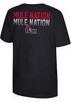 Colosseum Central Missouri Mules Youth Black Newfoundland Short Sleeve T-Shirt
