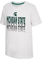 Colosseum Michigan State Spartans Youth White Newfoundland Short Sleeve T-Shirt