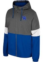 Colosseum Kentucky Wildcats Mens Charcoal Miles Light Weight Jacket