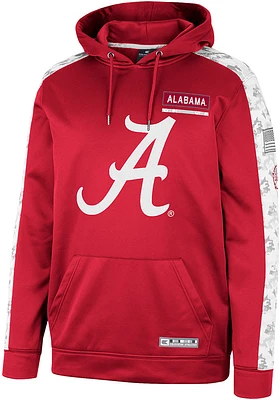 Colosseum Alabama Crimson Tide Mens OHT Snake Eyes Camo Hood