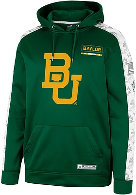 Colosseum Baylor Bears Mens Green OHT Snake Eyes Camo Hood