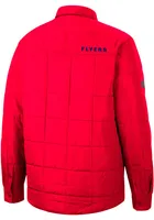 Colosseum Dayton Flyers Mens Red Detonate Quilted Medium Weight Jacket