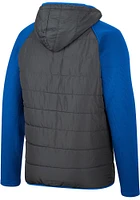 Mens Kansas Jayhawks Colosseum Good On You Hooded Heavyweight Jacket - Charcoal