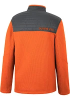 Colosseum Oklahoma State Cowboys Mens Orange Good On You Long Sleeve Qtr Zip Pullover