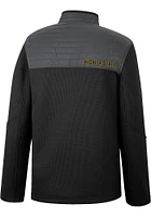 Colosseum Wichita State Shockers Mens Black Good On You Long Sleeve Qtr Zip Pullover