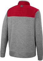 Colosseum Indiana Hoosiers Mens Charcoal Putter Herringbone Medium Weight Jacket