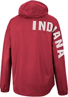 Colosseum Indiana Hoosiers Mens Crimson Man To Beat Anorak Light Weight Jacket