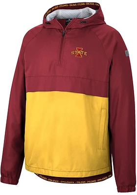 Colosseum Iowa State Cyclones Mens Cardinal Man To Beat Anorak Light Weight Jacket
