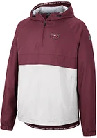 Colosseum Missouri State Bears Mens Maroon Man To Beat Anorak Light Weight Jacket