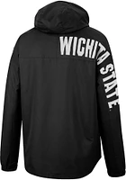 Colosseum Wichita State Shockers Mens Black Man To Beat Anorak Light Weight Jacket