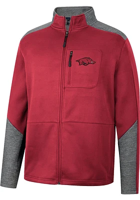 Colosseum Arkansas Razorbacks Mens Crimson Id Keep Playing Medium Weight Jacket