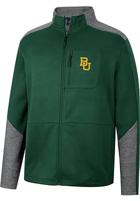 Colosseum Baylor Bears Mens Green Id Keep Playing Medium Weight Jacket