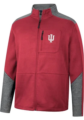 Colosseum Indiana Hoosiers Mens Crimson Id Keep Playing Medium Weight Jacket