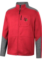 Colosseum Louisville Cardinals Mens Red Id Keep Playing Medium Weight Jacket