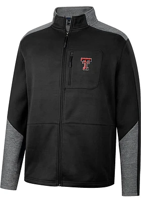 Colosseum Texas Tech Red Raiders Mens Black Id Keep Playing Medium Weight Jacket