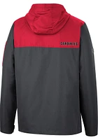Colosseum Louisville Cardinals Mens Charcoal Staff Hooded Windbreaker Light Weight Jacket