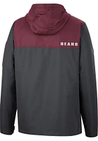 Colosseum Missouri State Bears Mens Charcoal Staff Hooded Windbreaker Light Weight Jacket