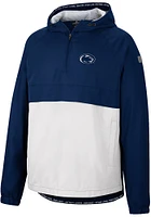 Colosseum Penn State Nittany Lions Mens Navy Blue Man To Beat Anorak Light Weight Jacket