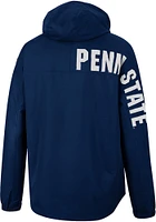 Colosseum Penn State Nittany Lions Mens Navy Blue Man To Beat Anorak Light Weight Jacket