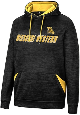 Colosseum Missouri Western Griffons Mens Black Bushwood Pullover Hood
