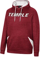 Colosseum Temple Owls Mens Red Bushwood Pullover Hood