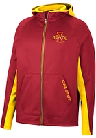 Colosseum Iowa State Cyclones Mens Cardinal Dr Beeper Long Sleeve Zip