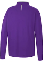 Colosseum K-State Wildcats Mens Purple Spaulding Long Sleeve Qtr Zip Pullover