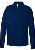 Colosseum Penn State Nittany Lions Mens Navy Blue Spaulding Long Sleeve Qtr Zip Pullover