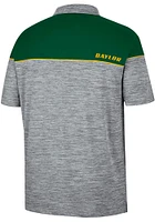 Colosseum Baylor Bears Mens Grey Birdie Short Sleeve Polo