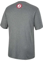 Colosseum Alabama Crimson Tide Charcoal High Pressure Short Sleeve T Shirt