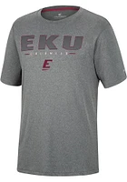 Colosseum Eastern Kentucky Colonels Charcoal High Pressure Short Sleeve T Shirt