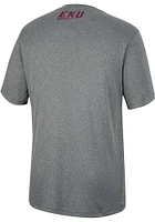 Colosseum Eastern Kentucky Colonels Charcoal High Pressure Short Sleeve T Shirt