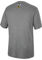 Colosseum Emporia State Hornets Charcoal High Pressure Short Sleeve T Shirt